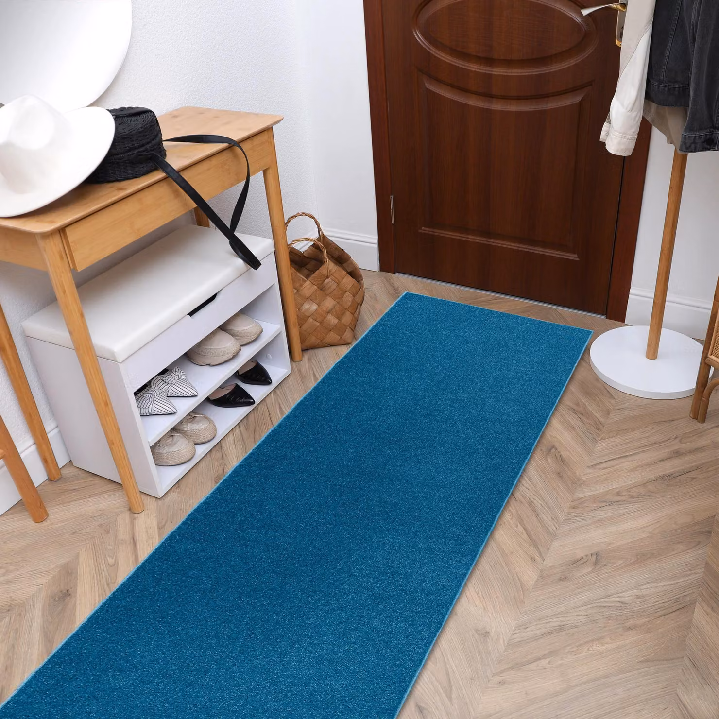 RugsX Eton 898 Runner in Blue, W/D/H: 100 x 400 cm – 4