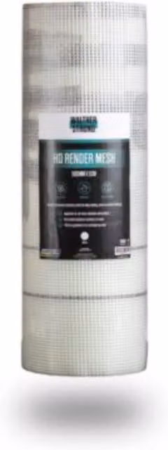 Walther Strong HD Render Mesh in White, 500 mm x 50 m
