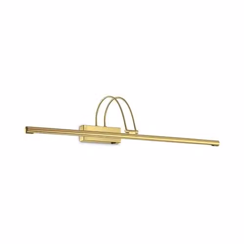 Ideal Lux BOW AP114 Modern Wall Bar Light in Brass Satinato