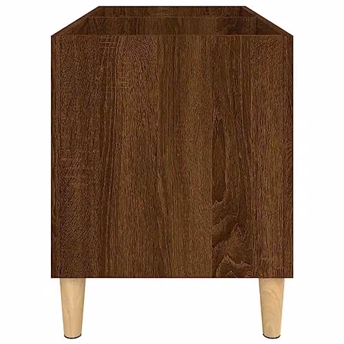 vidaXL Classic Record Cabinet in Brown Oak, W/D/H: 74.5 x 38 x 48 cm – 4