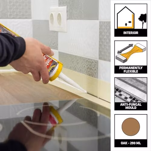 Sika Flexible Sealant, Brown, 0.29 l – 2