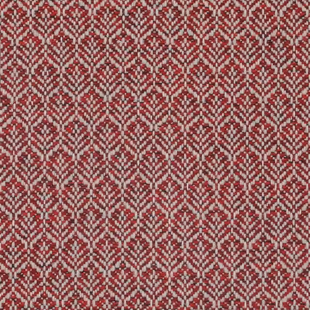 HOUSE Llewelyn-Bowen Oak Leaf Woven Fabric in Paprika Red