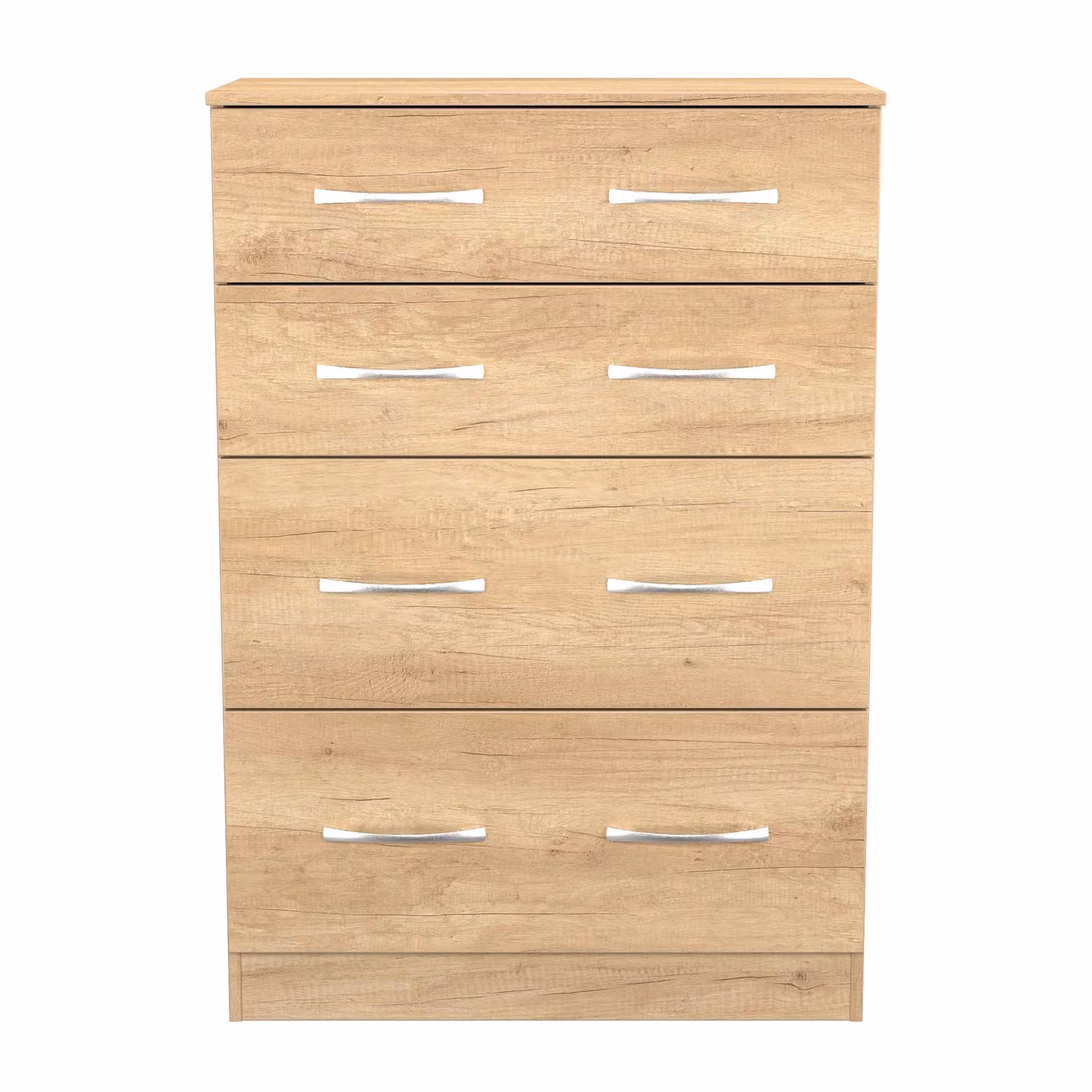 2 U Hampshire 4 Drawer Deep Chest in Light Brown – 2