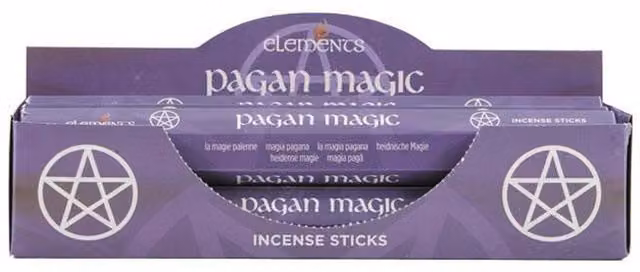 Elements Pagan Magic Incense Sticks, Purple, Box of 6 Packs – 1