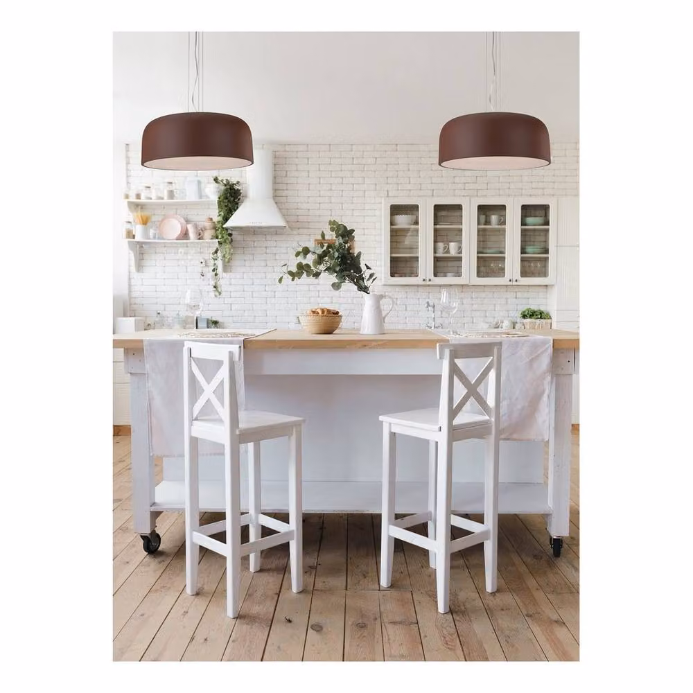 Netlighting BISTROT 4 Light Dome Pendant Ceiling Light in Bronze, W: 52 cm, D: 22 cm – 2