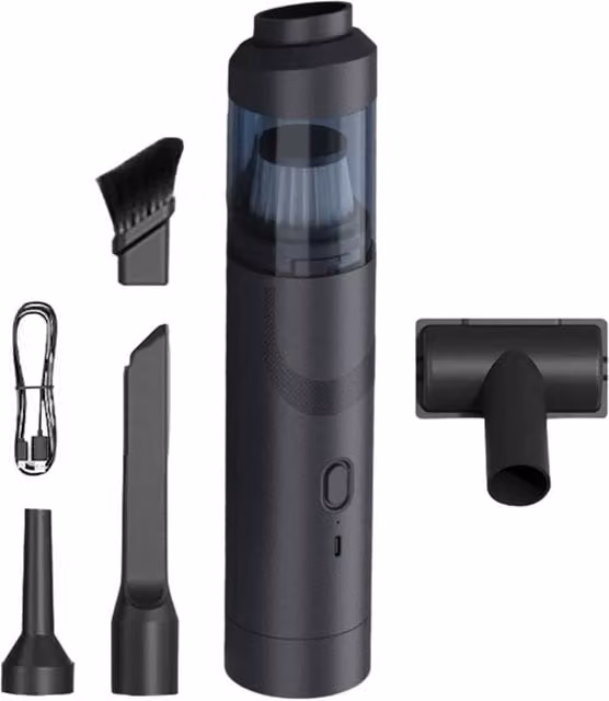 Nordara Slim Cordless Handheld Car Vacuum Cleaner with Blow Function in Black – 1