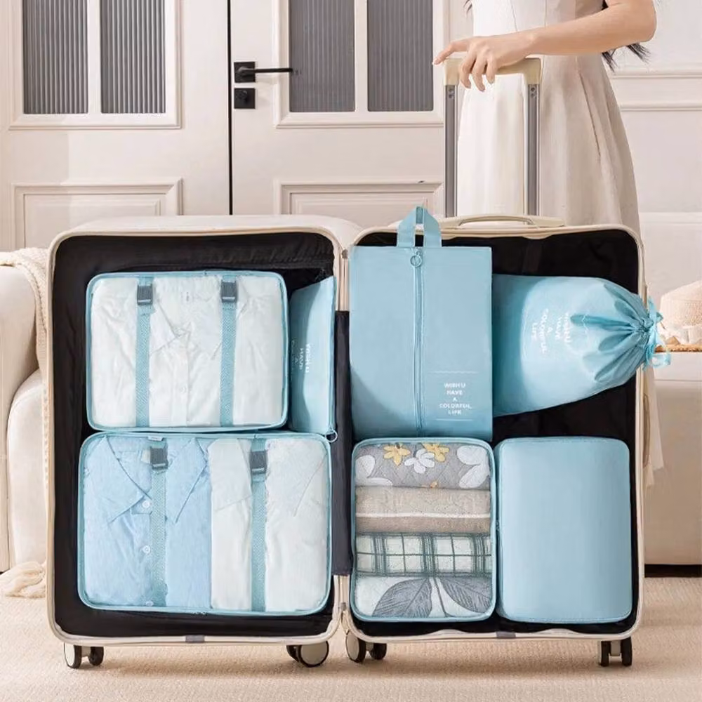 NESTLUNE 10-Piece Compression Suitcase Packing Cubes in Blue – 2