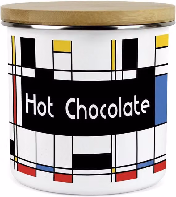 Purely Home Multicolour Enamel Kitchen Storage Canister