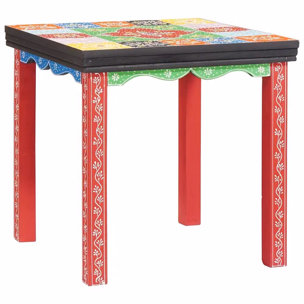 Berkfield Home 3-Piece Nesting Tables in Multicolour Solid Mango Wood – 2