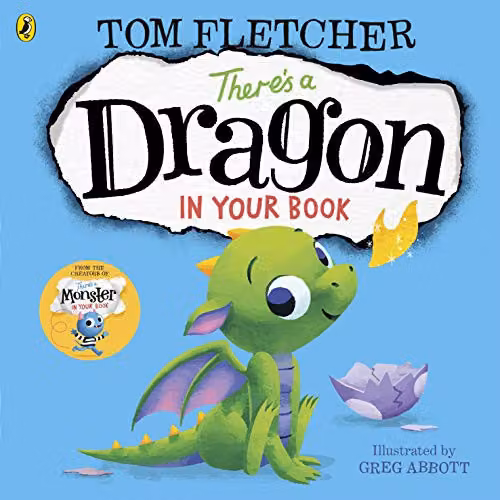 There's a Dragon in Your Book: An interactive story book for toddlers by Penguin, multicolour – 1