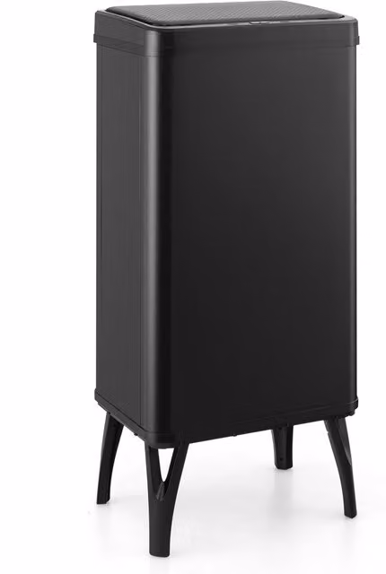 Costway 50L Automatic Motion Sensor Garbage Bin, Black