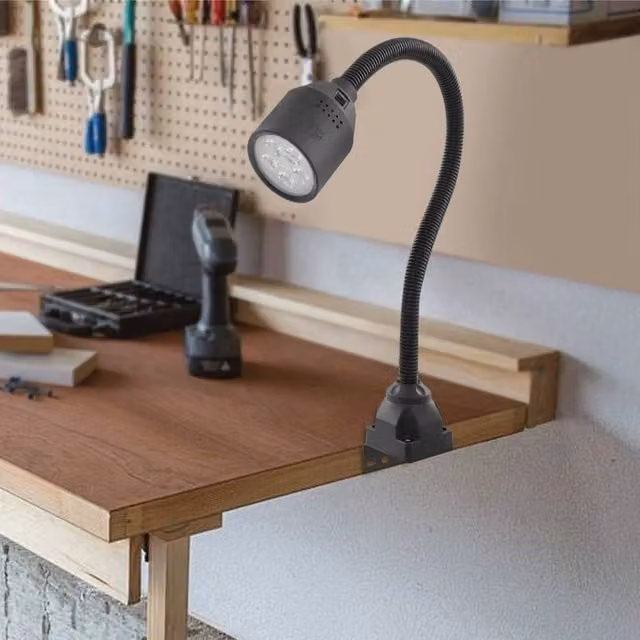 EONLION Adjustable LED Task Light in Black for Home Office and Industrial Use