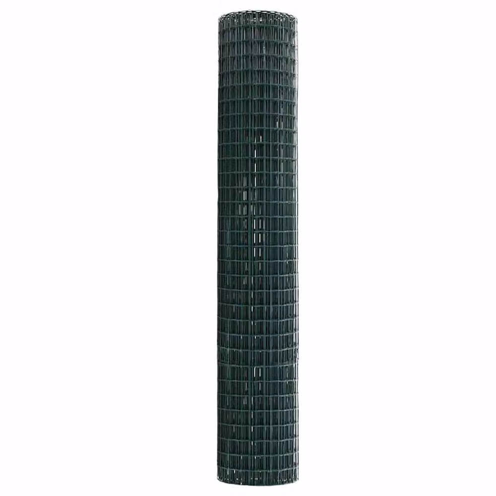 Berkfield Home Euro Fence Green PVC Coated Steel Round Mesh, H: 160 cm x W: 10 m – 4