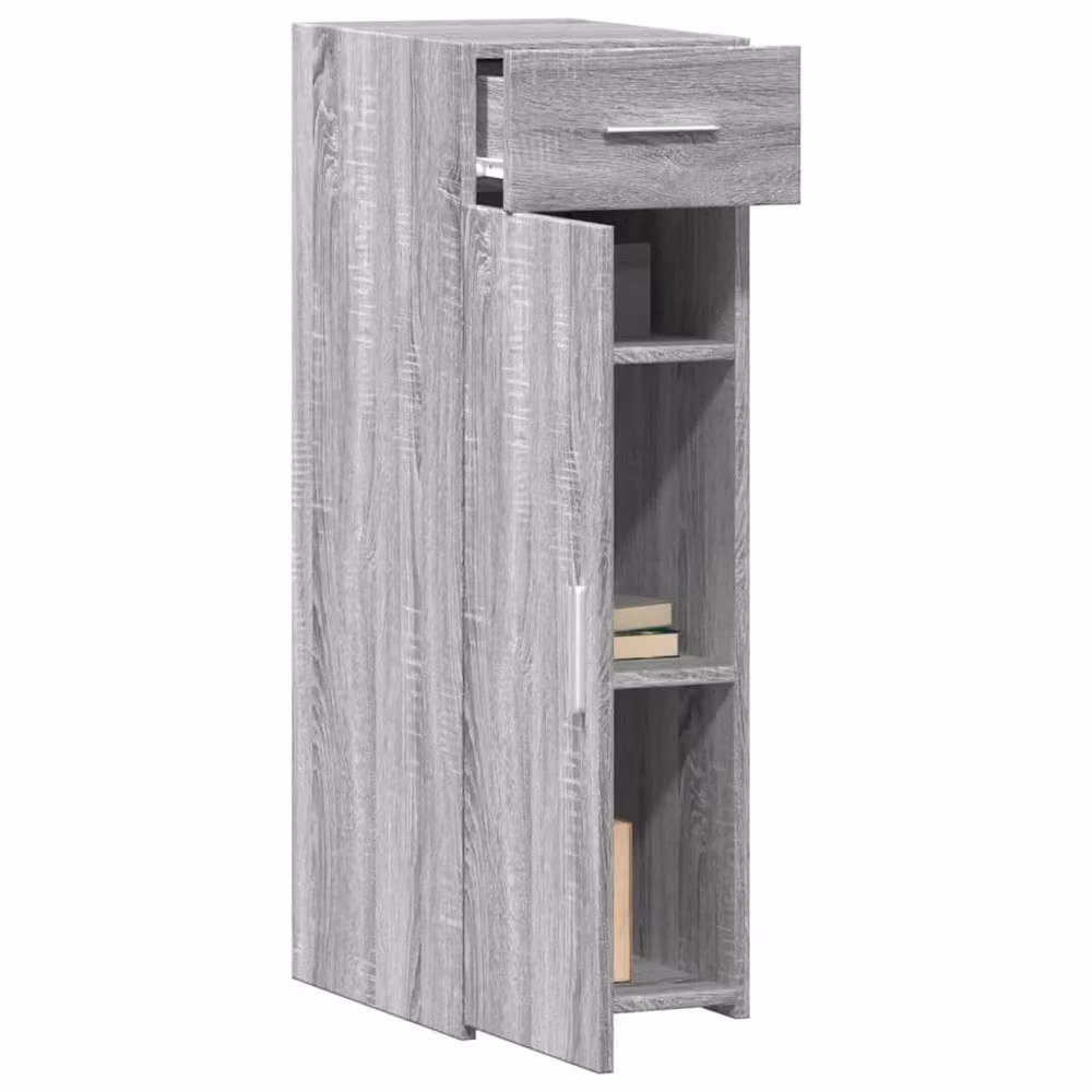 Berkfield Home Grey Sonoma Sideboard in Engineered Wood W/D/H: 30 x 42.5 x 93 cm – 2