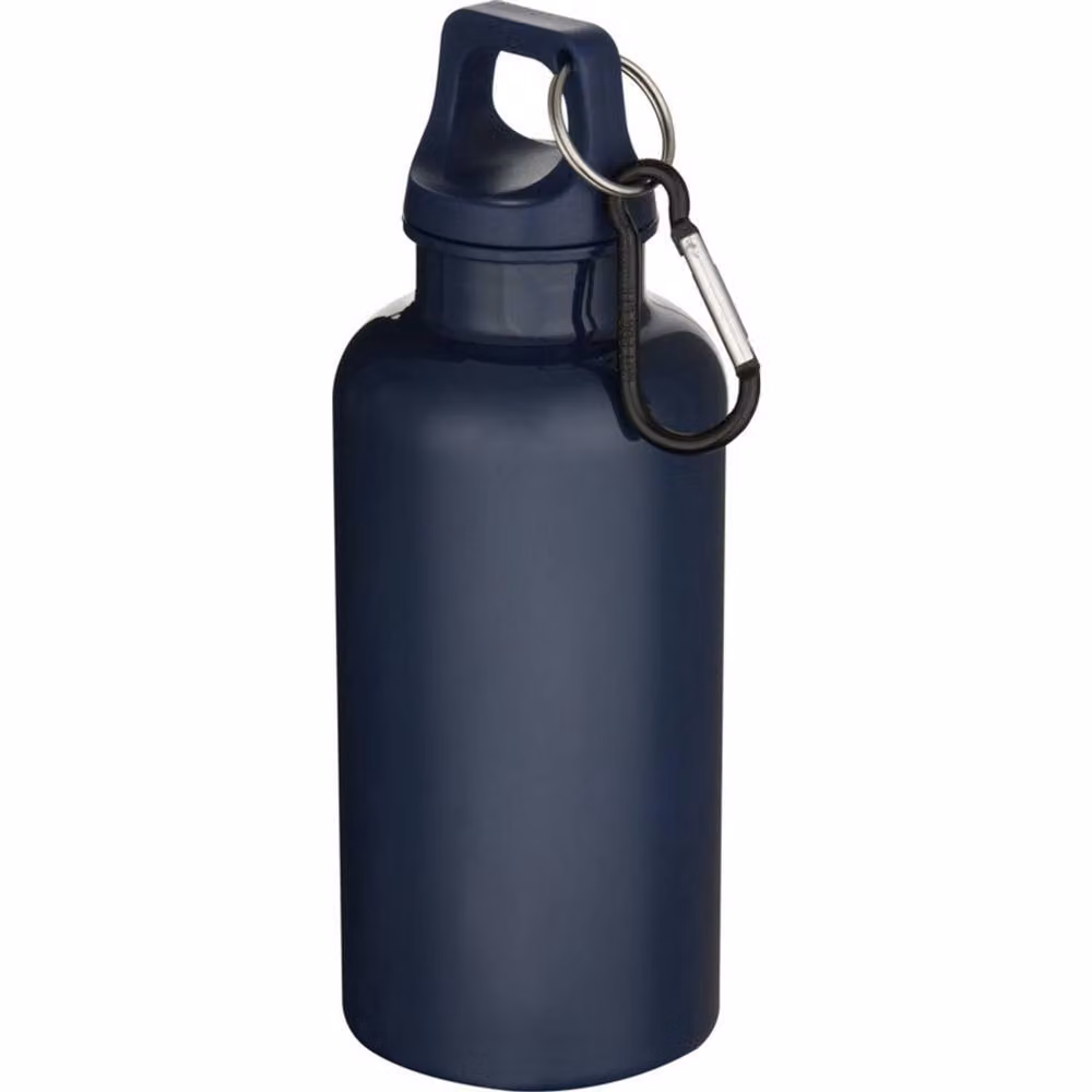 Floso Oregon Solid Plastic Carabiner Clip Water Bottle, 400 ml, Blue – 2