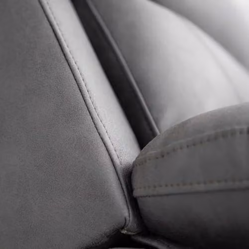 Furnishings For Less UK Lucy 3 Piece Electric Power Recliner Sofa Suite in Grey Fabric with USB Charging Ports, including 3 Seater Sofa, 2 Seater Sofa and Armchair – 5