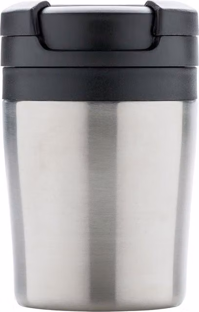 XD XCLUSIVE Silver Stainless Steel Coffee To Go Tumbler, 160ml
