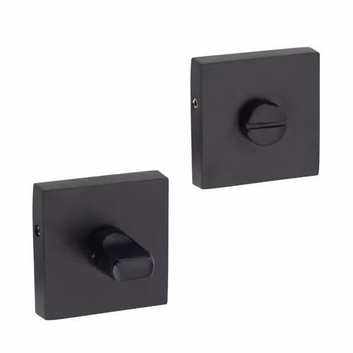 Golden Grace Nova Bathroom Door Handle Set in Matt Black – 3