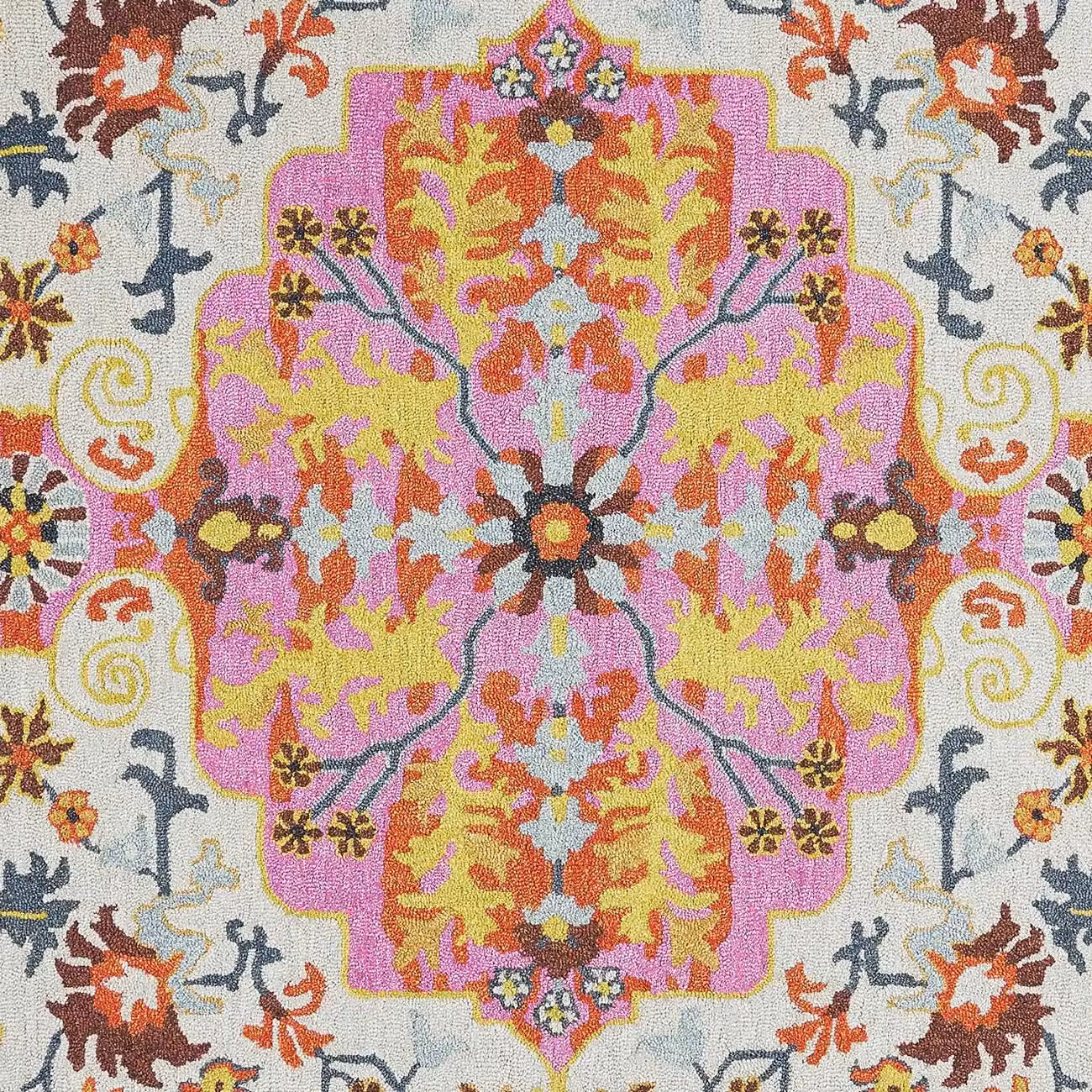 The Rug Shop UK Handmade Traditional Oriental Wool Area Rug, Multicolour, W: 160 cm, D: 230 cm – 2