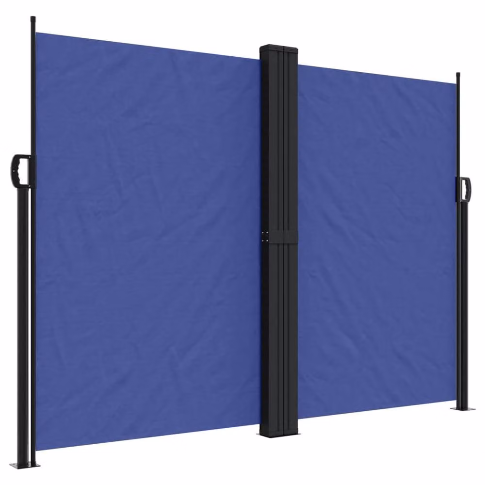 Berkfield Home Retractable Side Awning in Blue, W/H: 1200 x 180 cm – 2