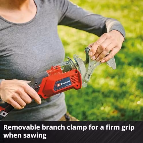 Einhell Cordless Pruning Saw 18V PXC Red Metal Rechargeable Battery Power X-Change – 3