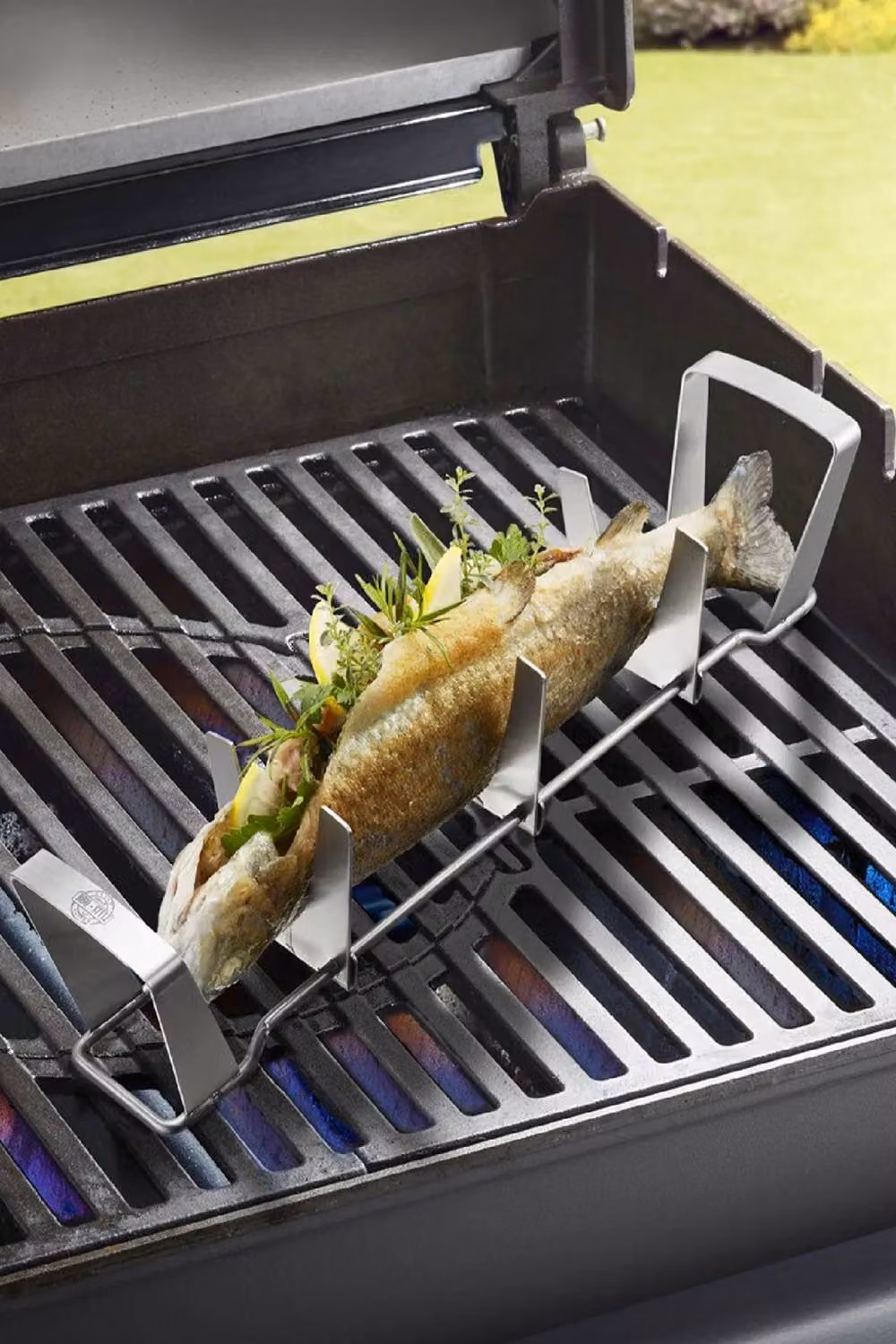Gefu Stainless Steel BBQ Fish Rack in Silver – 2