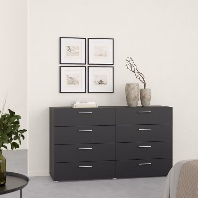 Furniture To Go Pepe Wide Chest of Drawers - Black