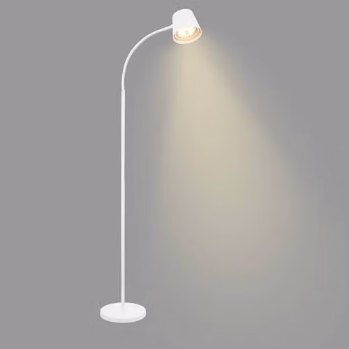 Briloner White LED Floor Lamp, Dimmable, Rechargeable and Cordless with Touch Control, Height: 126.5 cm – 8
