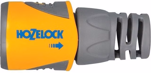 Hozelock 2050 Hose End Connector Plus 1/2 inch Orange Plastic Hose Tail