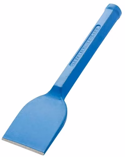 Footprint 58mm Blue Flat Brick Bolster Flooring Chisel Made of Hardened Steel – 1