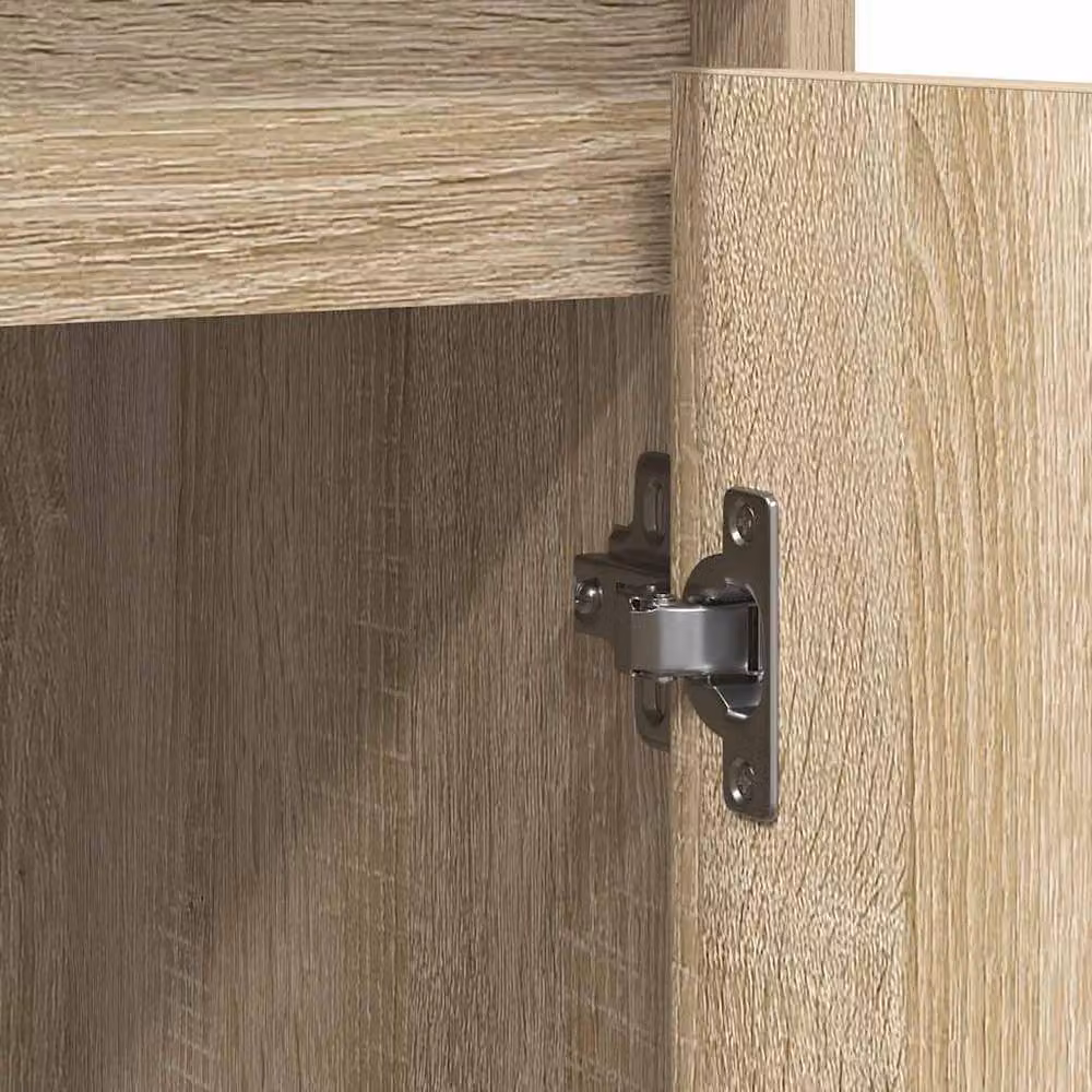 Berkfield Home Sonoma Oak Sideboard in Beige, W/D/H: 85 x 34 x 76 cm – 4