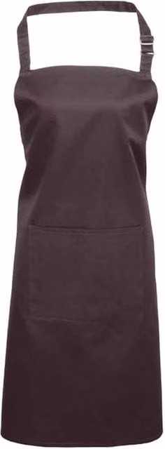 Premier Colours Pocket Full Apron in Charcoal Grey