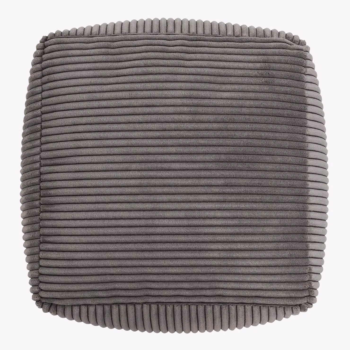 ICON Amara Square Corduroy Bean Bag Footstool in Charcoal Grey – 4