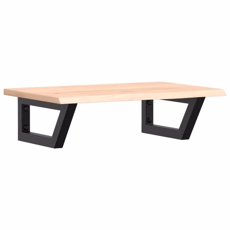 Berkfield Home Wall Mounted Basin Shelf in Brown Oak and Steel