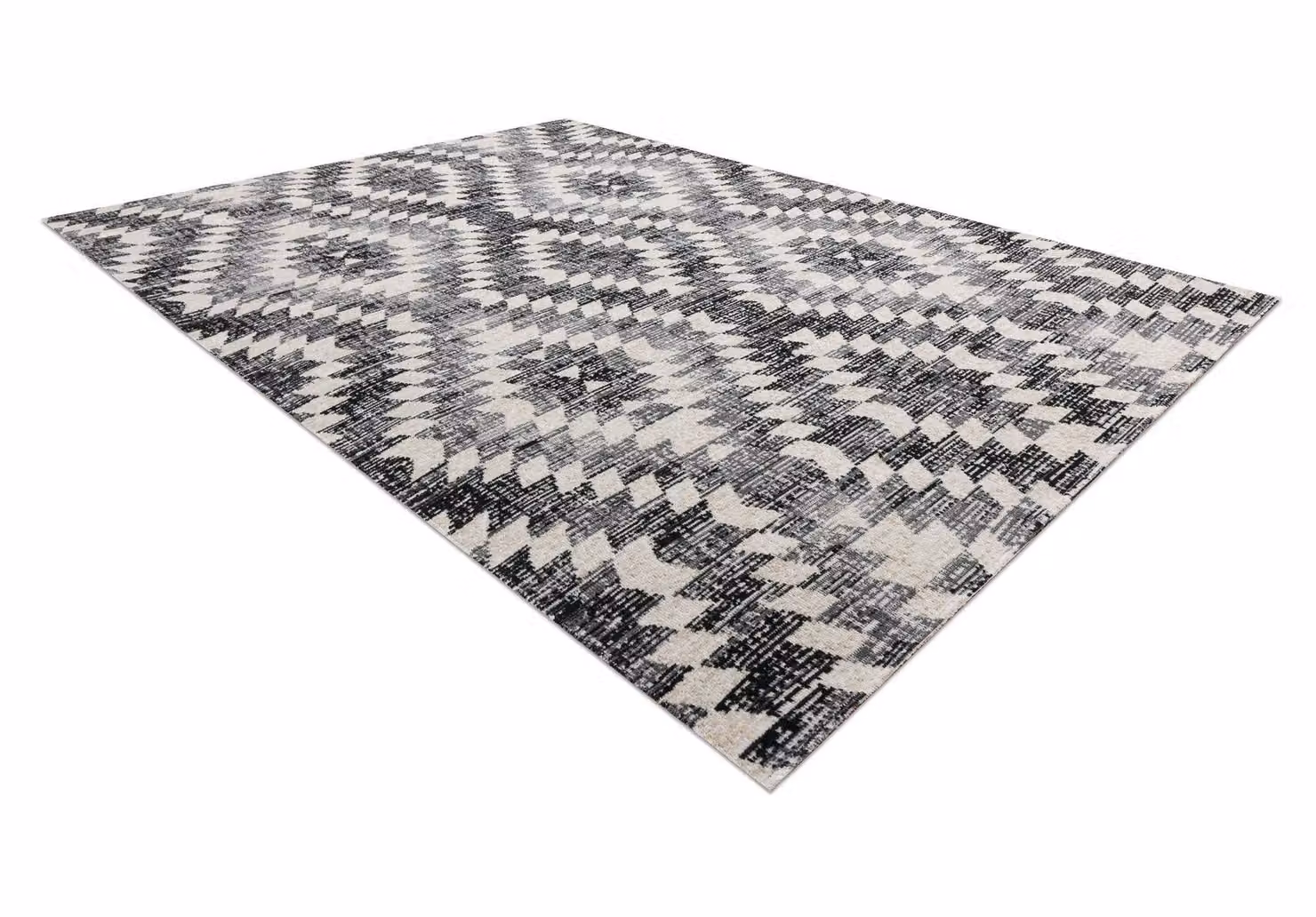 RugsX Mundo Geometric Boho Rug in Grey, W: 200 cm, D: 290 cm – 2