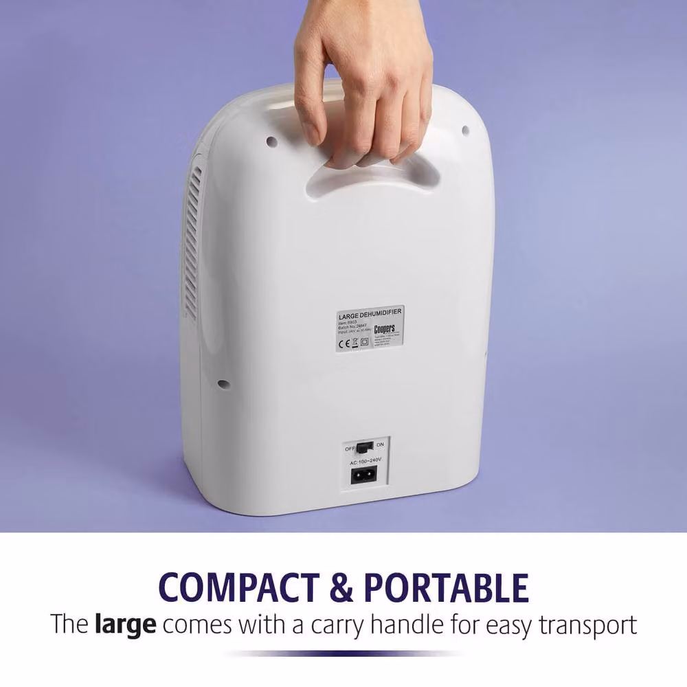 Bergstrom Compact Electric Dehumidifier in White and Multicolour – 5