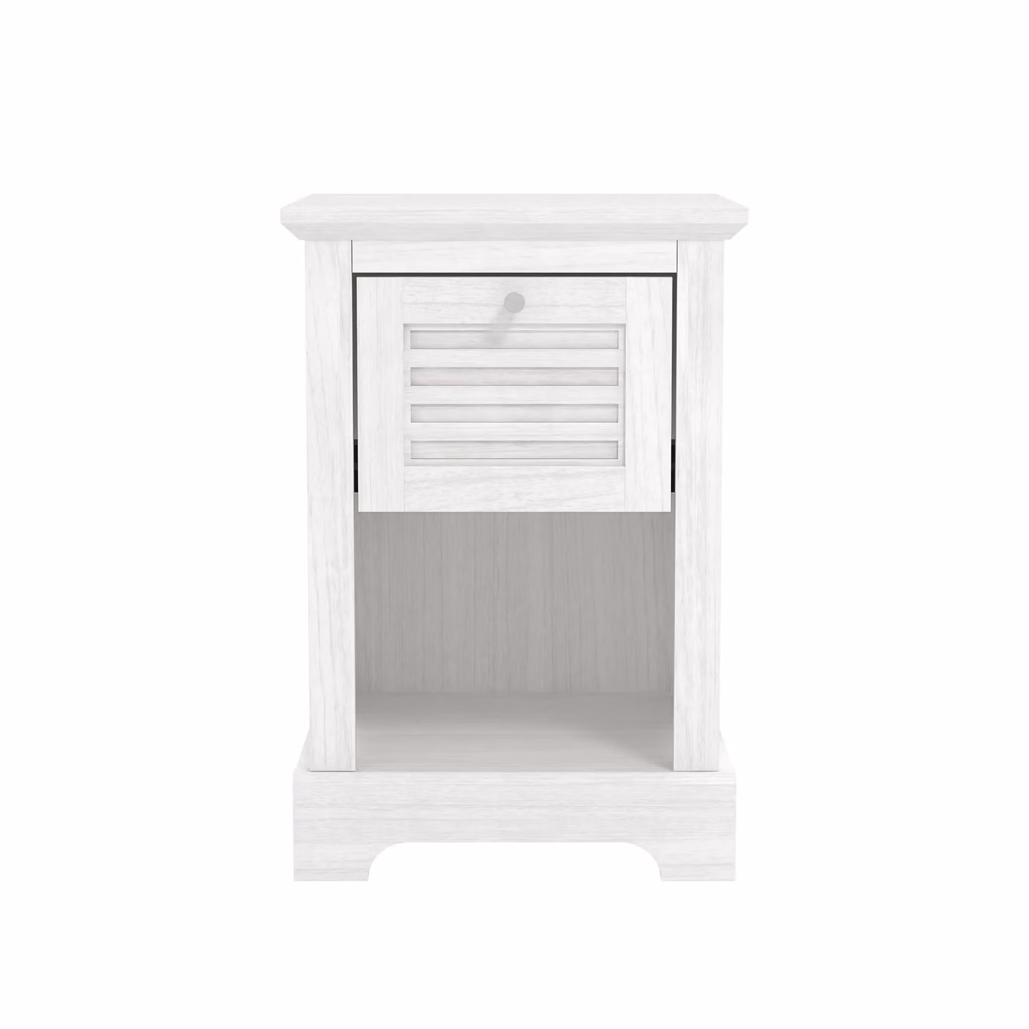 GFW Salcombe 1 Drawer Lamp Table in White – 2