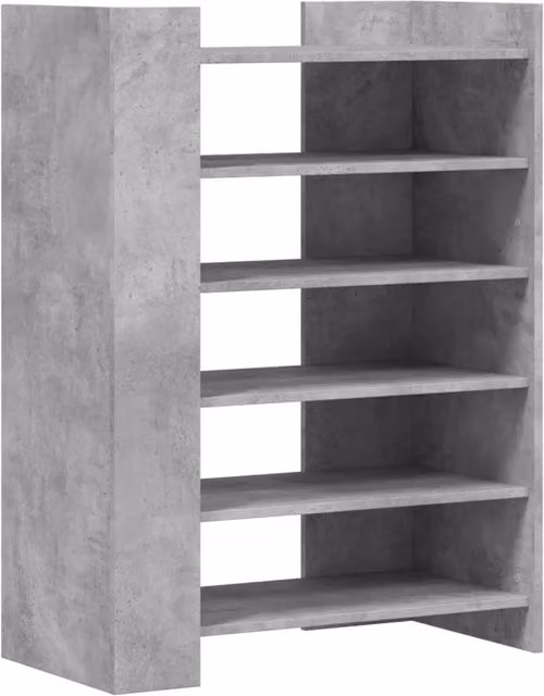 Berkfield Home Grey Industrial Shoe Cabinet with Internal Shelves, W/D/H: 74.5 x 37.5 x 100 cm – 1
