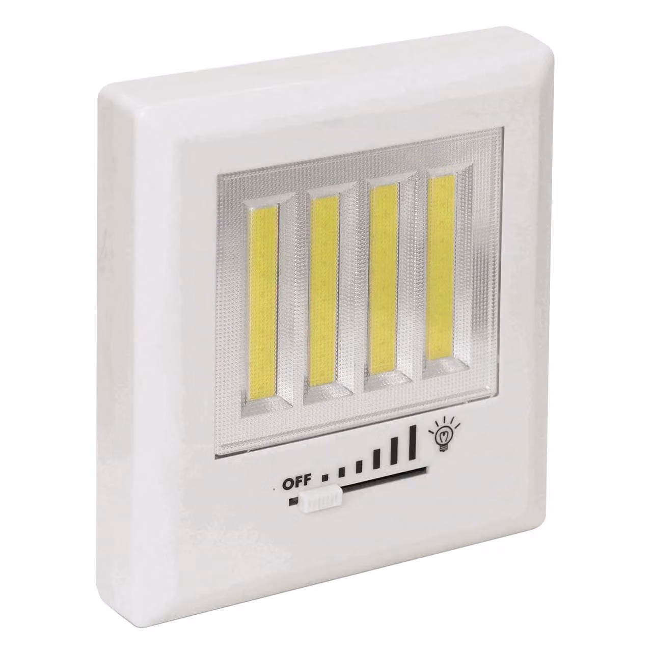 mysmartbuy 4-COB LED Battery Powered Portable Dimmable Magnetic Light in White – 2