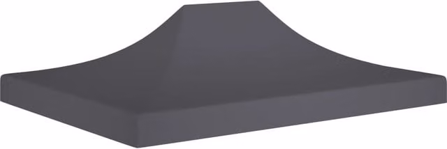 Berkfield Home Party Tent Roof, Anthracite and Black, 4 x 3 m – 1