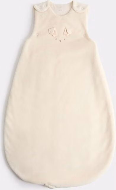 M&S 2.5 Tog Bunny Sleeping Bag for Babies 0-36 Months in Light Cream