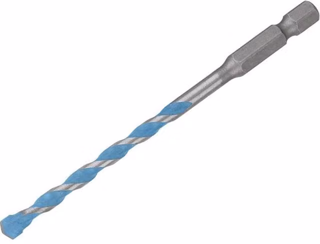 Bosch EXPERT HEX-9 Multi Construction Carbide Tipped Twist Drill Bit, Silver, Diameter: 5.5 mm, Length: 100 mm