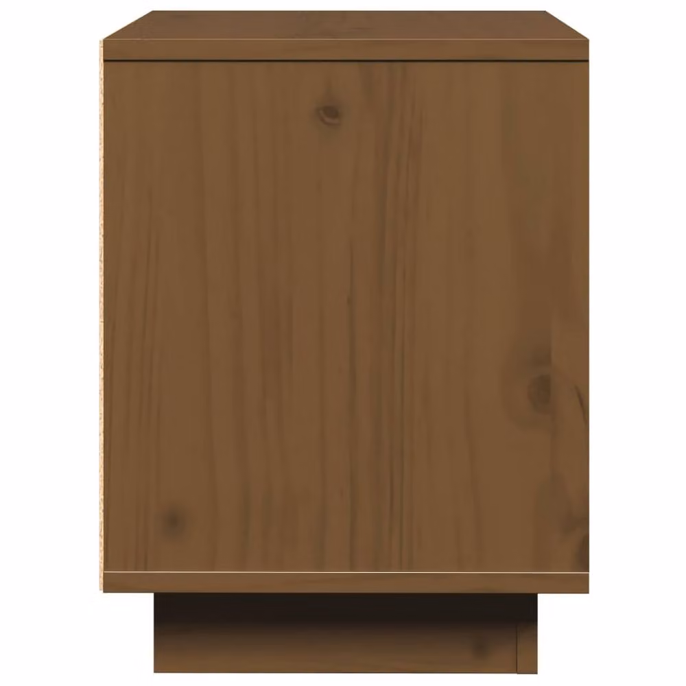 Berkfield Home Elegant Bedside Cabinets, 2 Piece Set in Honey Brown Solid Pine Wood, W/D/H: 40 x 30 x 40 cm – 3