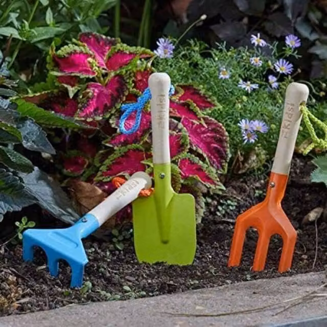 Marco Paul 3-Piece Multicolour Kids Garden Tool Set