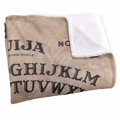 Hasbro Ouija Board Super Soft Fleece Throw Blanket, Multicolour, W: 152 cm, D: 127 cm – 2