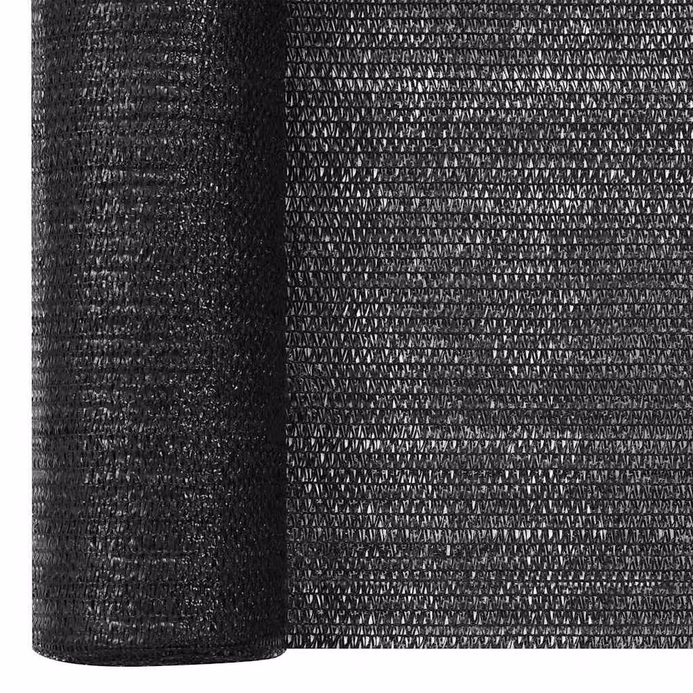 Berkfield Home Black Semi-Transparent HDPE Privacy Netting Mat – 3