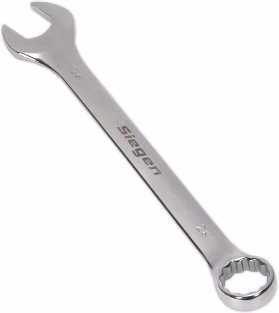 Loops 26mm Combination Spanner in Silver Chrome Vanadium