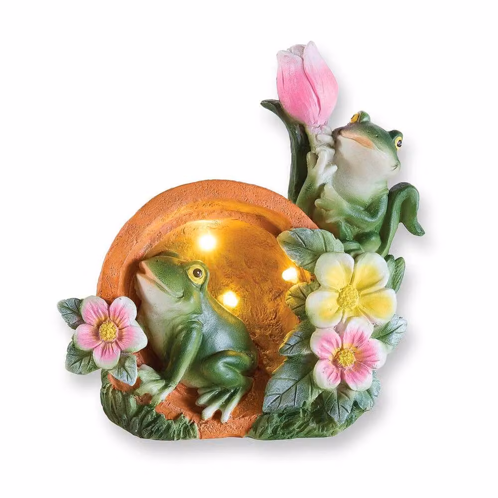 Coopers of Stortford Floral Animal Tabletop Ornament in Pink, Yellow and Multicolour – 2
