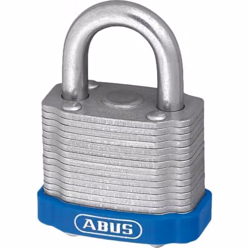 ABUS Mechanical Padlocks, Set of 12, Silver