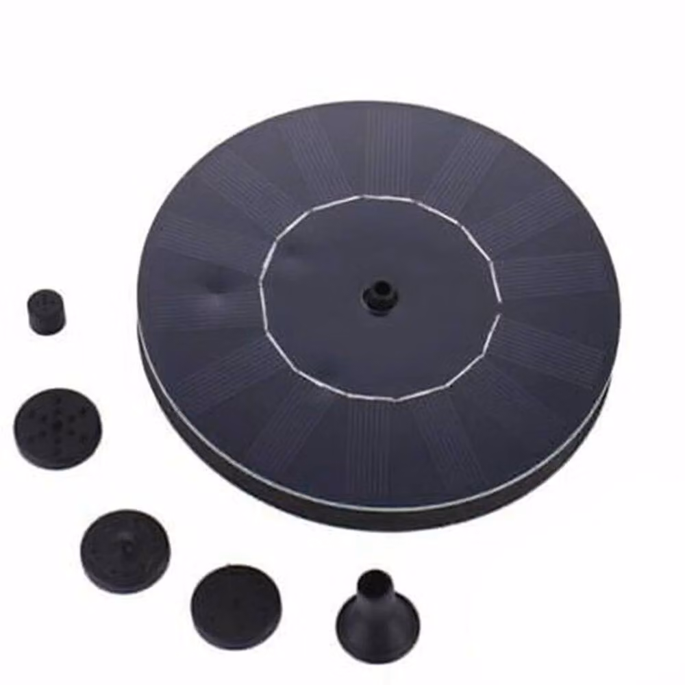 KORVIXA Black Solar Powered Floating Fountain Pump – 4